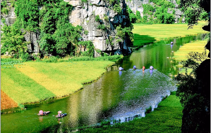 Tam Côc, province de Ninh Binh. Photo: moitruongdulich.vn