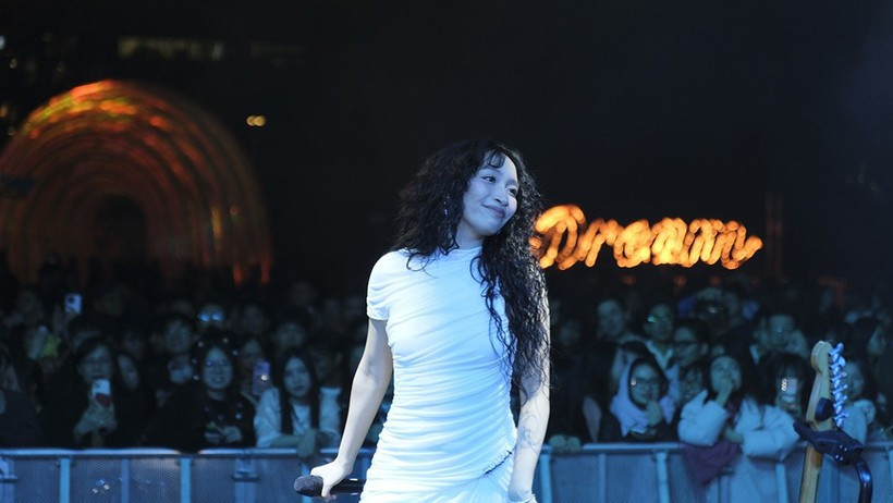 La chanteuse My Anh se produit au Vivid Sydney, en Australie Photo : gracieuseté de l’artiste. 