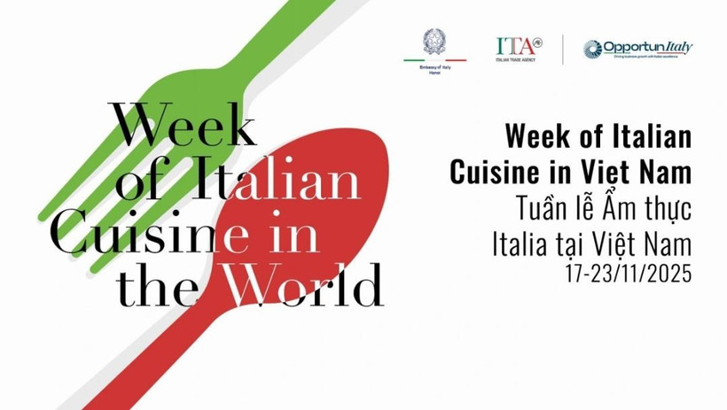 La 10e Semaine de la cuisine italienne au Vietnam se tiendra à Hanoi du 17 au 23 novembre: Photo: gracieuseté de l'ambassade d'Italie au Vietnam