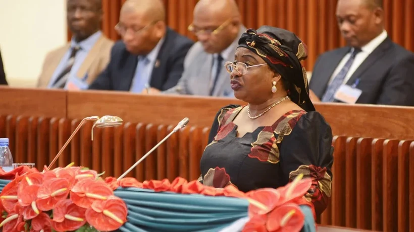 La présidente de l’Assemblée de la République du Mozambique, Margarida Talapa. Photo: mznews.co.mz