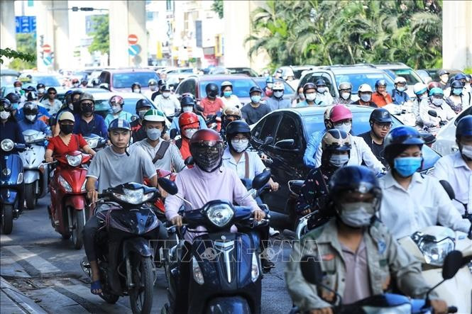 En décembre 2023, le Vietnam comptait plus de 74 millions de motos immatriculées à l’échelle nationale. Photo : VNA