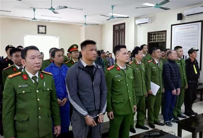 Lors du procès devant le Tribunal populaire de la province de Thai Binh (Nord), le 7 janvier. Photo: VNA