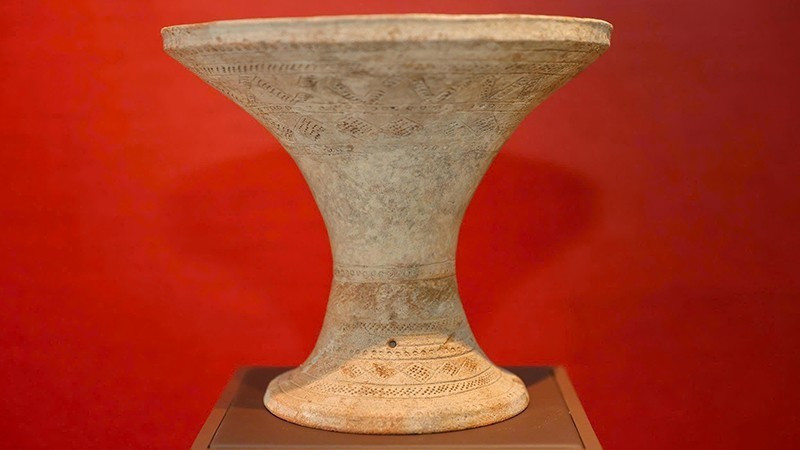 Bol en céramique de la culture Hoa Lôc. Photo : Musée de la céramique de la période fondatrice de la nation