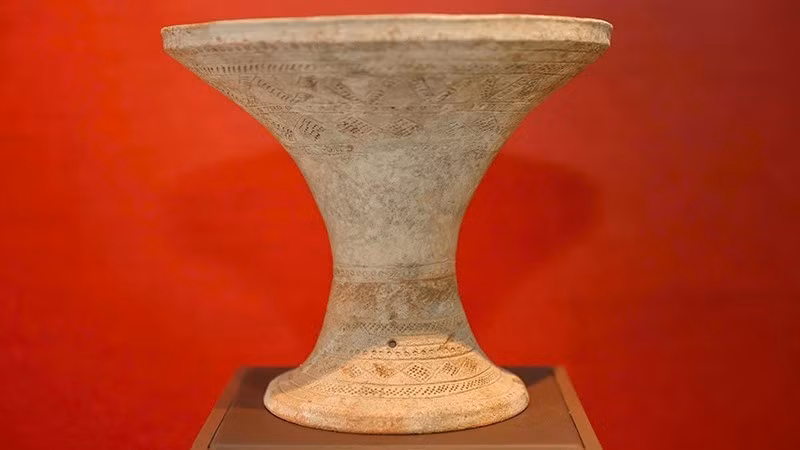 Bol en céramique de la culture Hoa Lôc. Photo : Musée de la céramique de la période fondatrice de la nation