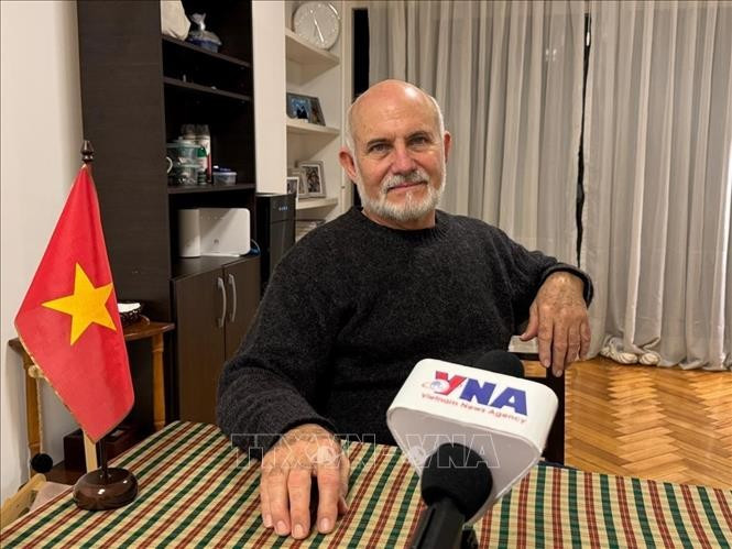 Martin Hacthoun, chef du bureau de la Prensa Latina (PL) en Argentine. Photo: VNA