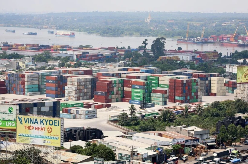 L’an dernier, les exportations vietnamiennes vers les pays signataires du RCEP ont atteint 155,4 milliards de dollars, soit une hausse de 17,8% par rapport à 2021. Photo : VNA