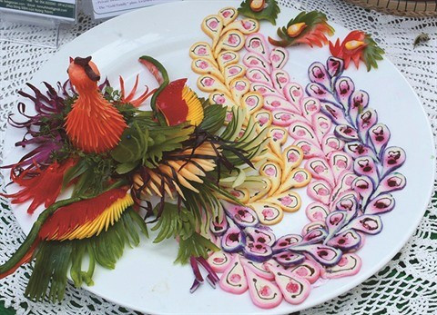 Un des plats royaux de Huê préparés par Tôn Nu Thi Hà, séduisant autant les Vietnamiens que les étrangers. Photo : TH