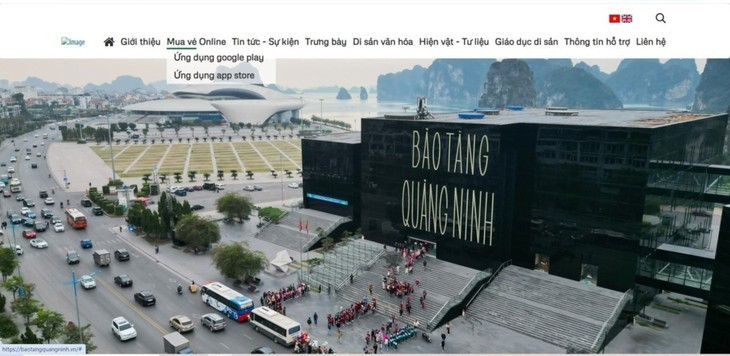 Le musée de Quang Ninh met en place un système de vente de billets en ligne intégré à son site web. Photo: baoquangninh.vn