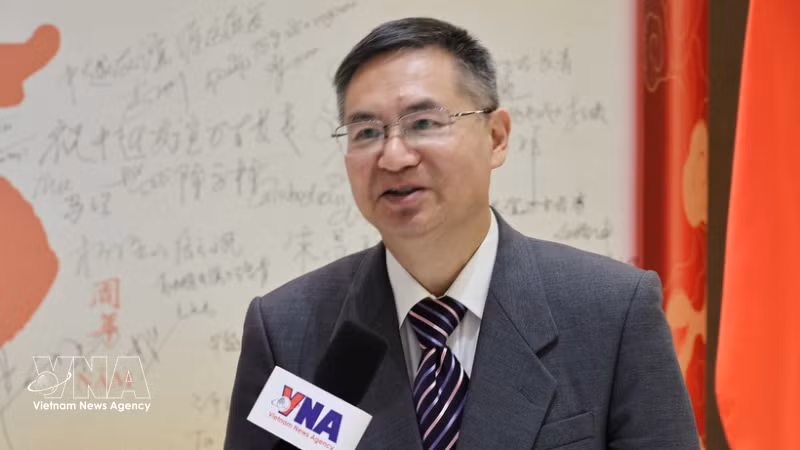 Le professeur Cheng Hanping, directeur exécutif de l’Institut d’études régionales et nationales et directeur du Centre d’études vietnamiennes de l’Université de l’industrie du Zhejiang (Chine). Photo : VNA