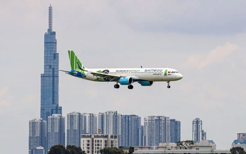 Bamboo Airways arrivent en tête en termes de l'OTP. Photo : HNM