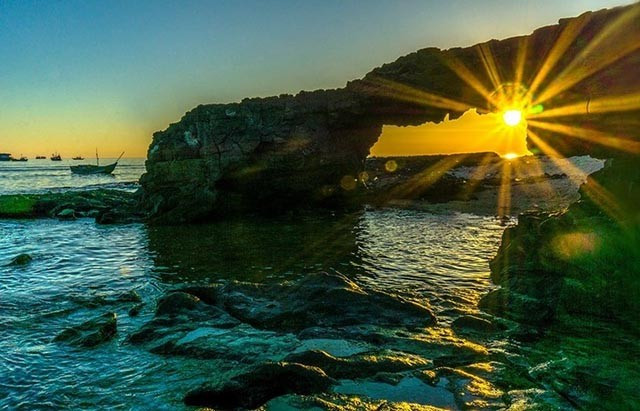 L'arcade To Vo sur l'île de Ly Son