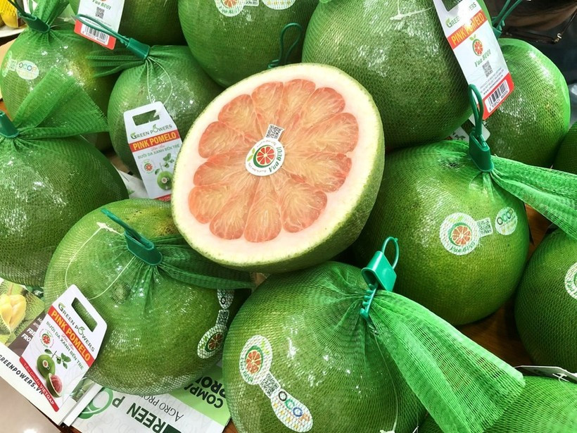 Le pomelo vietnamien arrive sur le marché australien. Photo : VNA