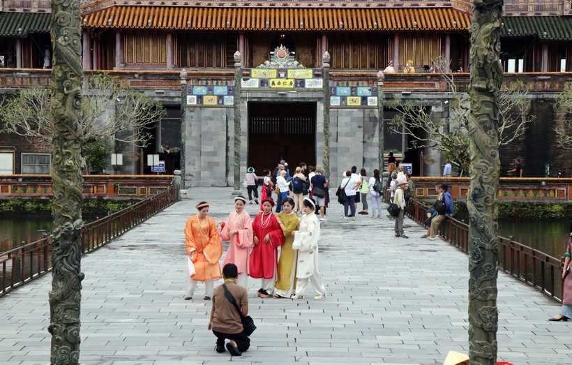 Hué est la seule localité du Vietnam et d'Asie du Sud-Est à posséder huit patrimoines culturels mondiaux de l'UNESCO. Photo: VNA