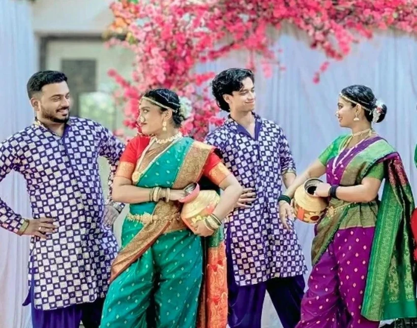 Le groupe de danse folklorique indien Mudra Creations effectue une tournée au Vietnam pour promouvoir les échanges culturels. Photo : ambassade d'Inde au Vietnam