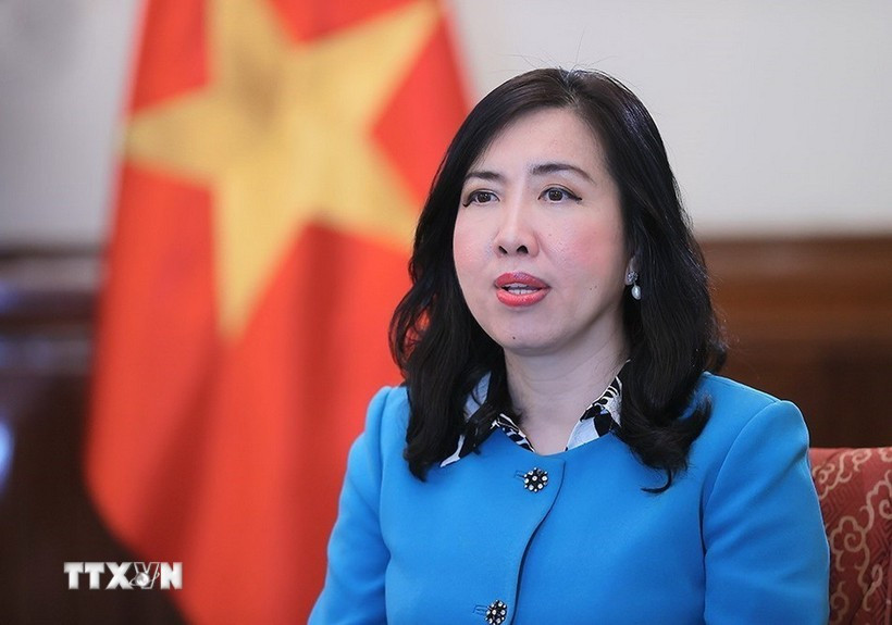 La vice-ministre des Affaires étrangères, Lê Thi Thu Hang. Photo : VNA