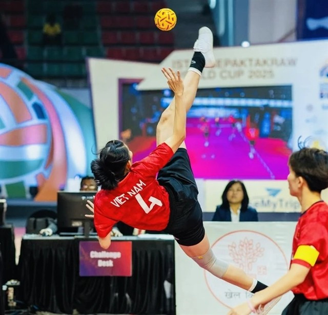 L'équipe féminine vietnamienne a remporté une médaille d'or et une d'argent lors de la Coupe du monde 2025. Photo : Équipe sportive du Vietnam