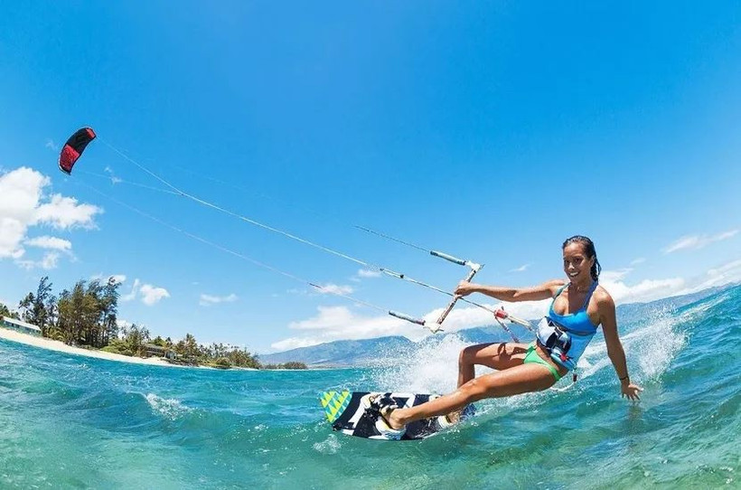 Mui Ne, littéralement le Cap du Refuge, émerge une destination phare de sports nautiques en Asie du Sud-Est. Photo : CTV