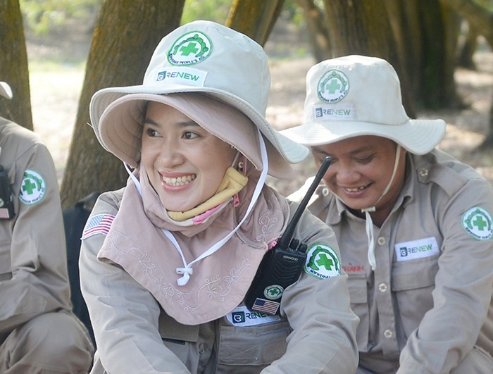 Nguyên Thi Hai Vân, cheffe d’équipe. Photo: cand.com.vn