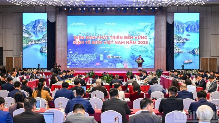 Forum sur le développement d’une économie maritime durable 2025. Photo: NDEL