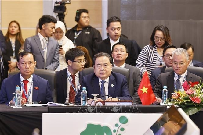 Le président de l’Assemblée nationale du Vietnam, Trân Thanh Mân, à la réunion du Comité exécutif de l’AIPA-46, à Kuala Lumpur, en Malaisie. Photo : VNA