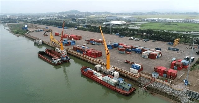 Un port intérieur de la province de Bac Ninh. Photo baogiaothong.vn