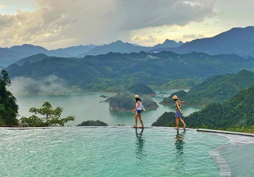 Beauté paisible de la vallée de Ba Khan à Phu Tho. Photo : CTV