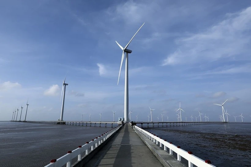 L'énergie éolienne offshore, un secteur prometteur du Vietnam. Photo: VNA