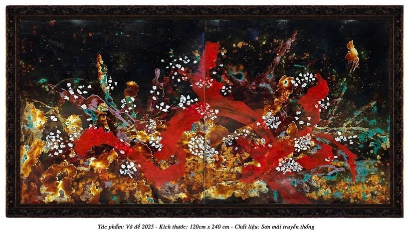 Une des œuvres qui seront exposées au pavillon vietnamien de la Biennale de Venise. 