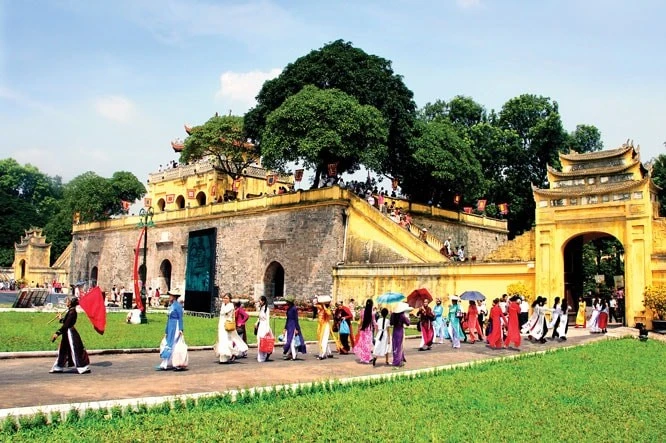 La citadelle impériale de Thang Long. Photo: hanoimoi.vn
