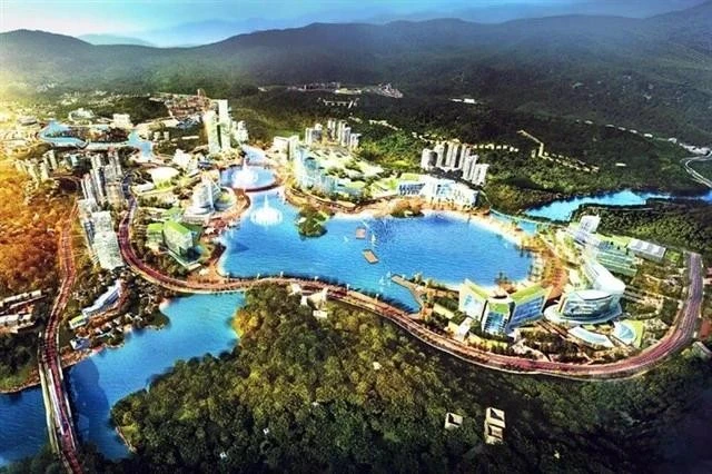 Image d’artiste du projet de casino Vân Dôn, dans la province de Quang Ninh. Photo : tuoitre.vn