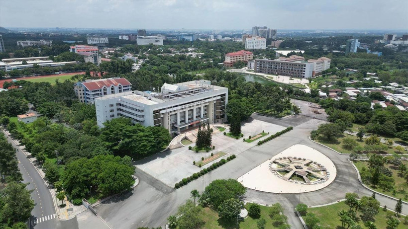 Campus de l’Université nationale de Hô Chi Minh-Ville (VNU-HCM). Photo : laodong.vn