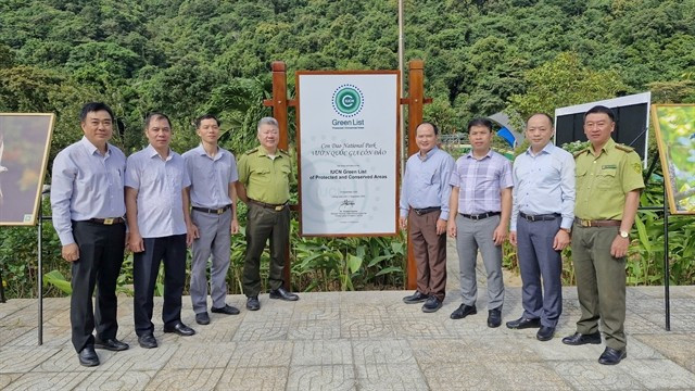 Le parc national de Côn Dao a reçu le 29 novembre la prestigieuse certification de la Liste verte de l'UICN, devenant ainsi la troisième aire protégée du Vietnam et la 101e au monde à recevoir cette reconnaissance internationale pour sa gestion efficace et équitable de la conservation. Photo : gracieuseté du parc national de Côn Dao