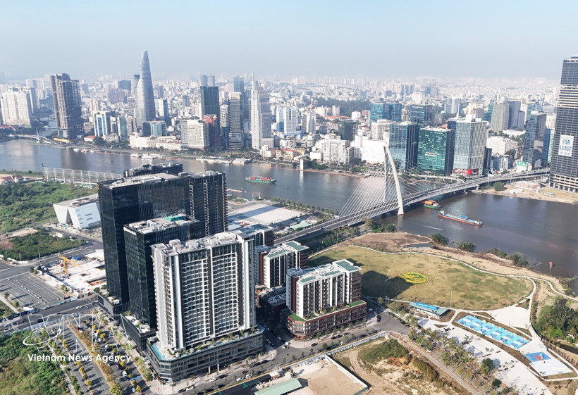 Le Centre financier international du Vietnam de Hô Chi Minh-Ville (VIFC-HCMC) a été officiellement lancé le 11 février 2026. Photo : VNA
