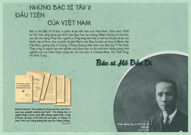 Une exposition en 3D au Centre national des archives 1 célèbre le 70e anniversaire de la Journée des médecins vietnamiens le 27 février. Photo : gracieuseté du Centre national d’archives n°1.