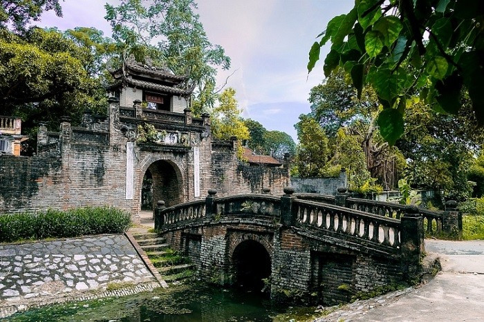 La paix et l'antiquité de l'ancien village de Phong Nam. Photo: Internet