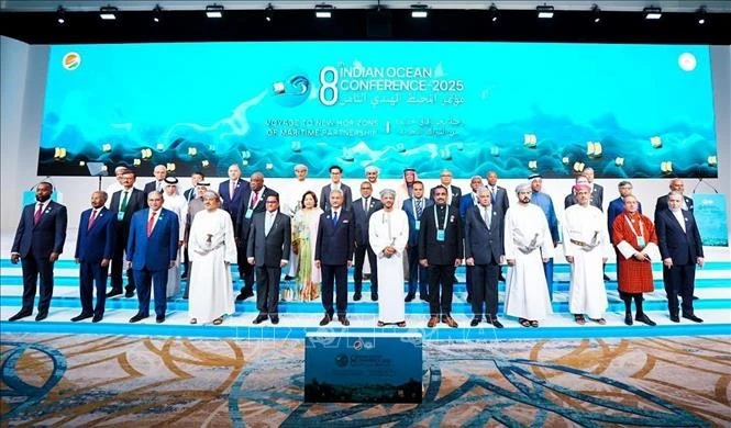 Des représentants de pays et d’organisations internationales participent à la 8e Conférence de l’océan Indien (OCI) à Oman. Photo : VNA