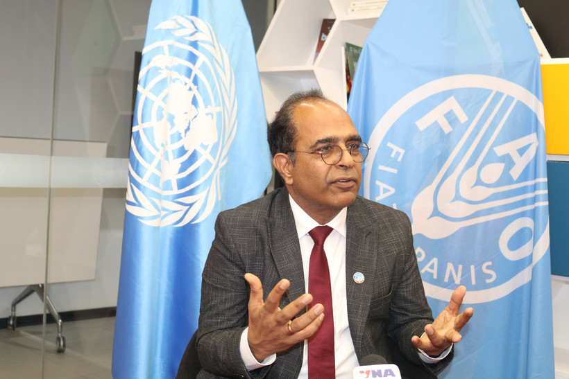 Vinod Ahuja, représentant de l’Organisation des Nations Unies pour l’alimentation et l’agriculture (FAO) au Vietnam. Photo : VNA