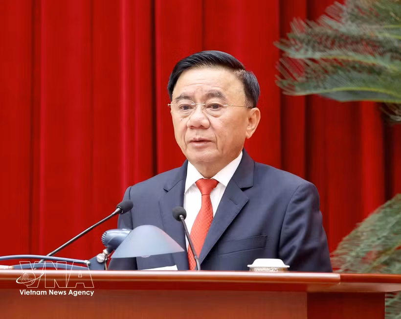 Le membre du Politburo et membre permanent du Secrétariat du Comité central du Parti communiste du Vietnam (PCV), Trân Câm Tu. Photo : VNA
