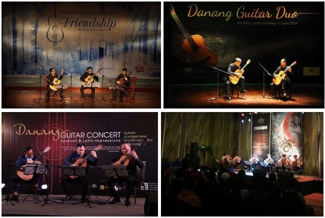 Certains concerts de guitare depuis 2012 à Dà Nang. Photo: thethaovanhoa.vn