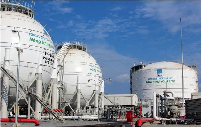 Le terminal de transbordement et de stockage de gaz naturel liquéfié (GNL) de Thi Vai, à Hô Chi Minh-Ville. 