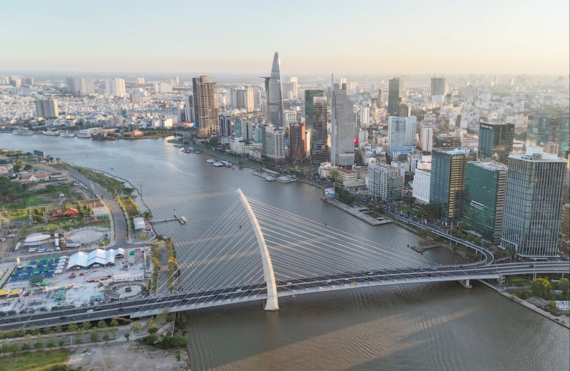 Vue aérienne de Hô Chi Minh-Ville. Photo: daibieunhandan.vn