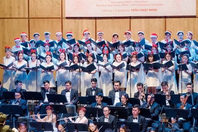 L’Opéra-Ballet de Hô Chi Minh-Ville (HBSO) présentera un concert de Noël à l’Opéra les 20 et 21 décembre. Photo : HBSO
