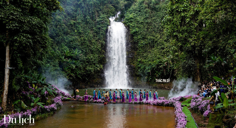 La cascade de Pa Sy à Măng Đen est un site touristique très prisé. Photo : tcdulichtphcm.vn