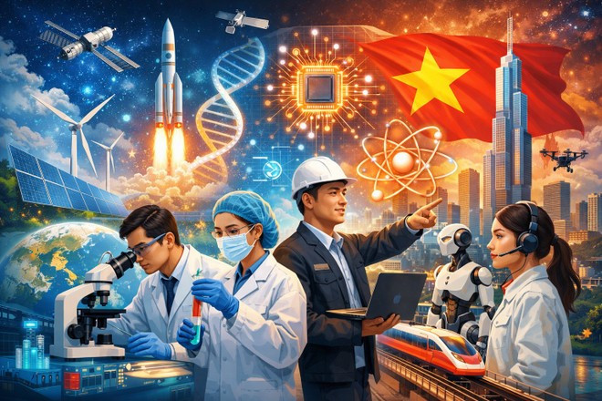 La science et la technologie, l’innovation et la transformation numérique ont été redéfinies par le Parti dans le cadre d’une nouvelle approche, ouvrant ainsi de nouvelles perspectives de développement et libérant de nouvelles ressources pour la croissance. Photo d'illustration: VNA