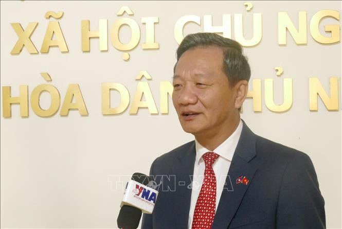 L’ambassadeur du Vietnam au Laos, Nguyên Minh Tâm. Photo : VNA