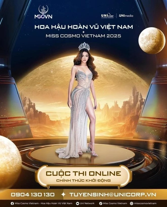 Le concours en ligne de Miss Cosmo Vietnam 2025 lève le rideau