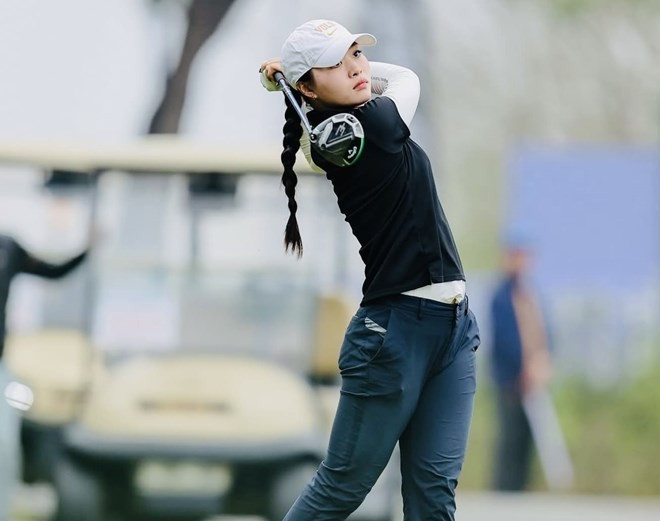 Lê Chuc An a réalisé une belle performance pour remporter le championnat féminin de l'AJGA International Pathway Series 2026. Photo : AJGA Trang An