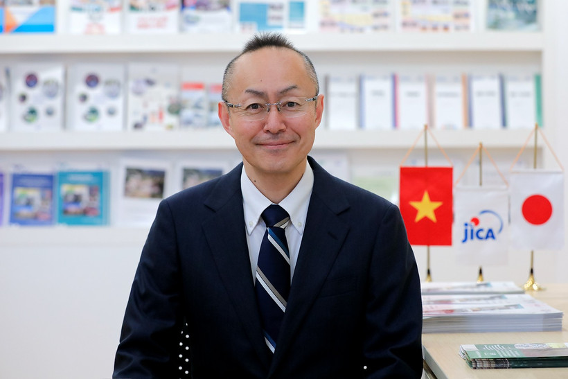 Le représentant en chef de la JICA, Kobayashi Yosuke. Photo: JICA Vietnam