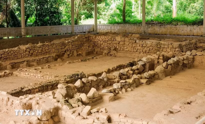 Le site de fouilles d'Oc Eo-Ba Thê. Photo: VNA