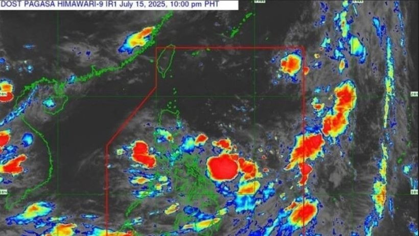 Une dépression tropicale se déplace à l’est de l’île de Luzon, aux Philippines. Photo : Philstar